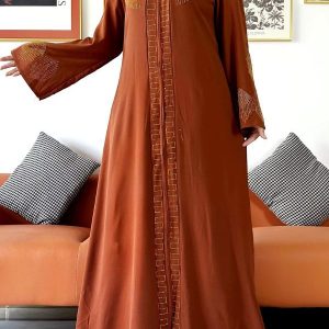 abaya dubai luxe cuivre intense