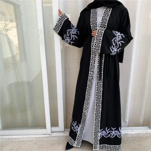 abaya Dubai luxe noir