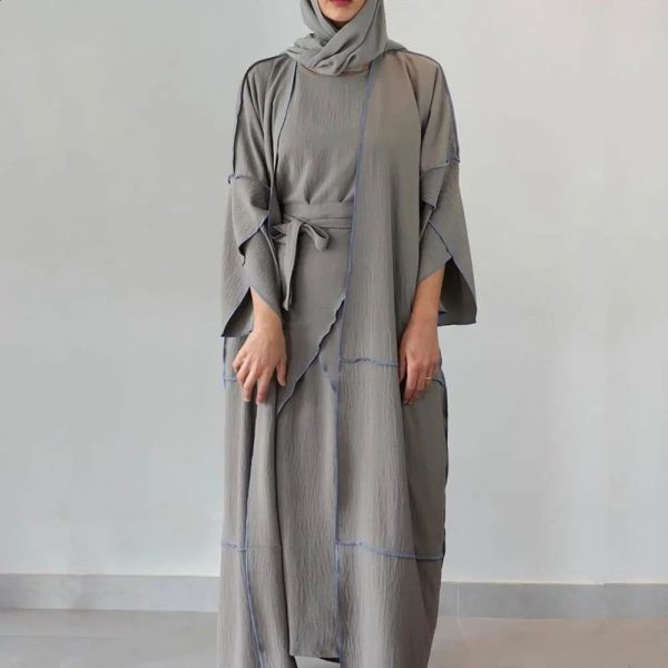 abaya kimono 3 pièces
