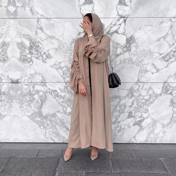 abaya kimono beige