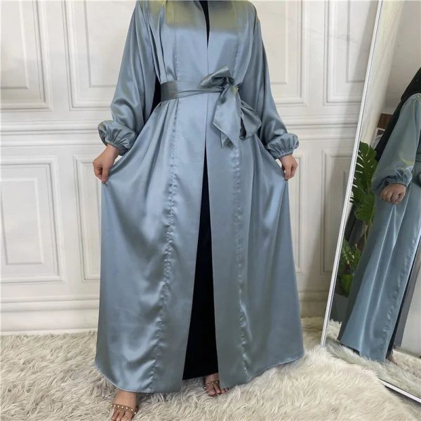 abaya kimono satiné