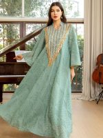 abaya mariage vert céladon