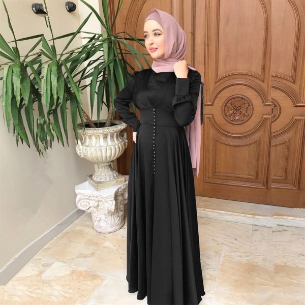 abaya noir femme