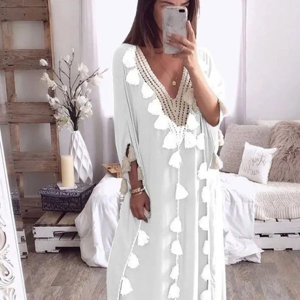 abaya papillon microfibre