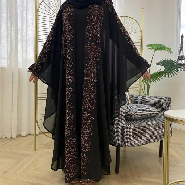 abaya papillon saoudienne