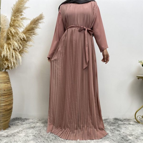 abaya plissé Dubai