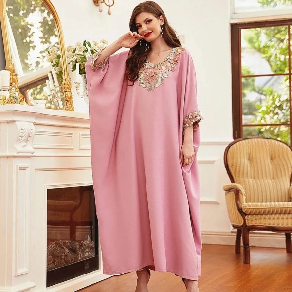 abayas rose gold pour femmes