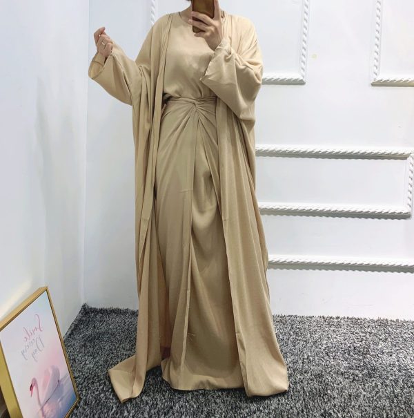 ensemble abaya 3 pièces